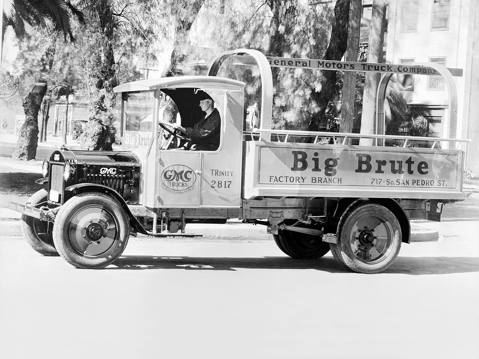 1925, Gmc, Model, K52, Delivery, Retro, Vintage, Pickup, Transport, Semi, Tractor Wallpaper