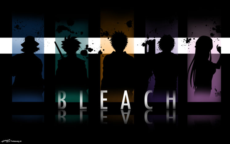 bleach, Kurosaki, Ichigo, Silhouette, Urahara, Kisuke, Inoue, Orihime, Hitsugaya, Toshiro, Yasutora, Sado, And039chadand039 HD Wallpaper Desktop Background