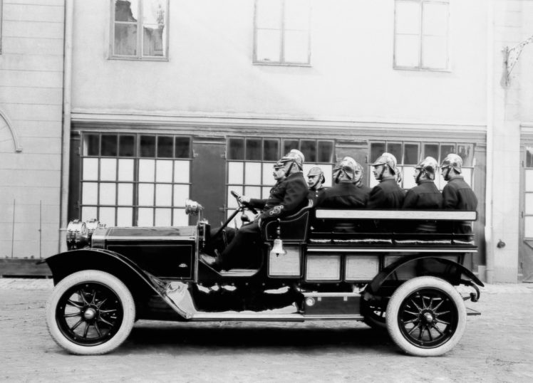 1912, Scania, Vabis, Brandbil, Firetruck, Emergency, Vintage, Semi, Tractor HD Wallpaper Desktop Background