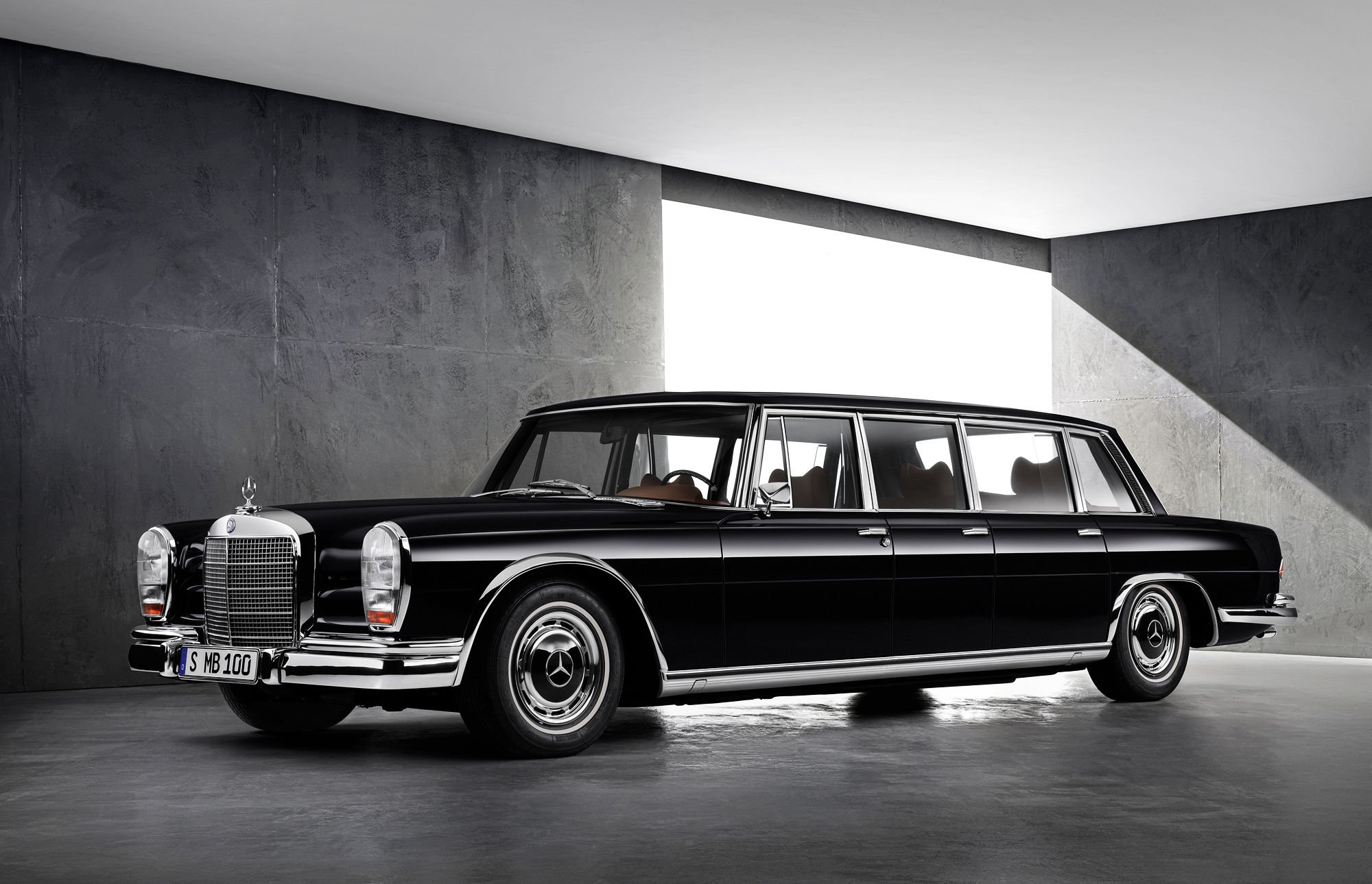 1964 81, Mercedes, Benz, 600, 6 door, Pullman, Limousine, W100, Luxury Wallpaper