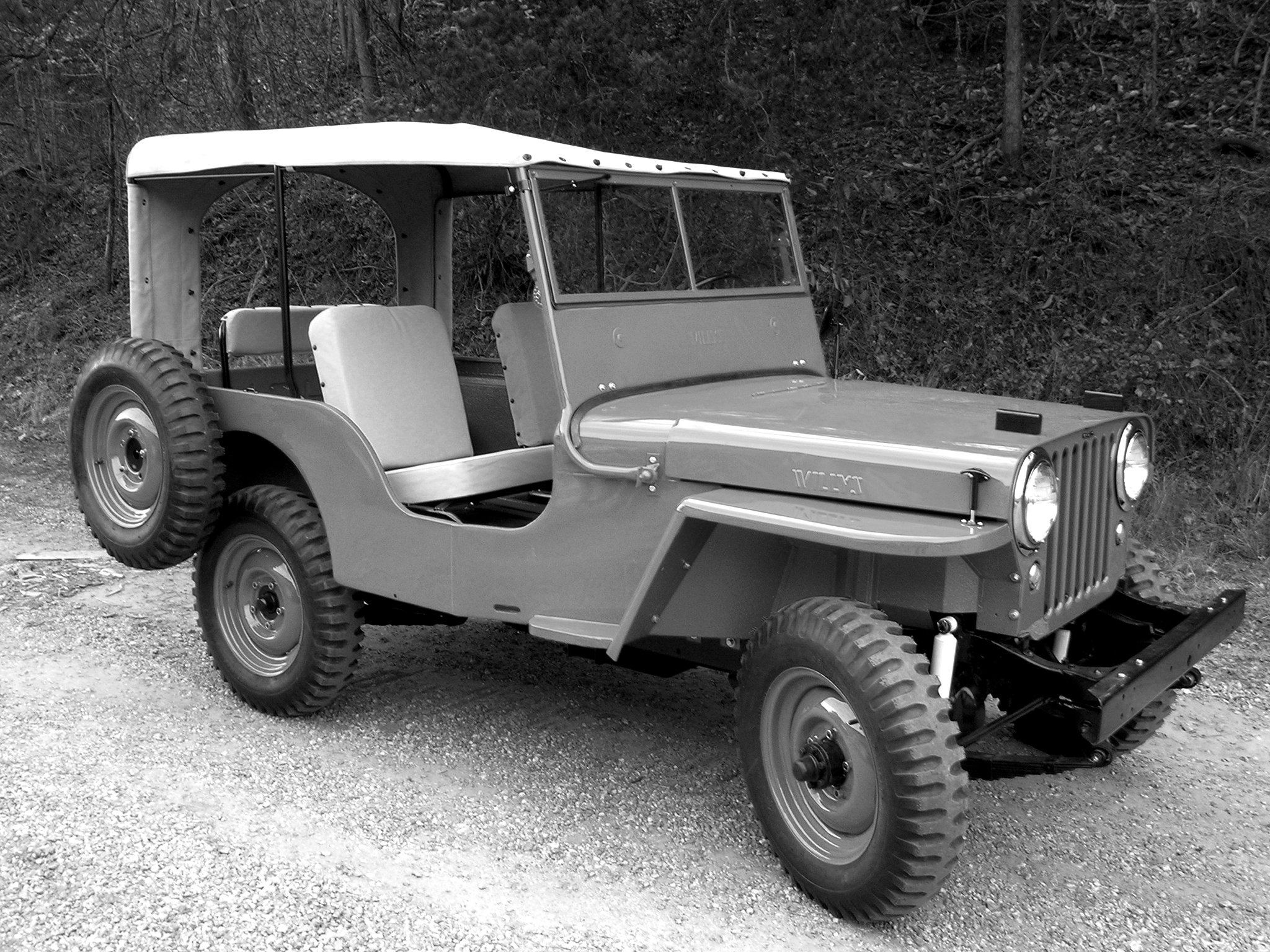 1945 49, Willys, Overland, Cj 2a, Jeep, Military, Suv, 4x4 Wallpapers ...