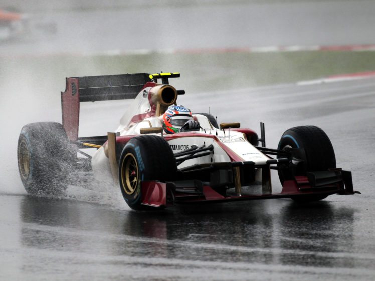 2012, Hrt, F112, Formula, One, Race, Racing, Rain HD Wallpaper Desktop Background
