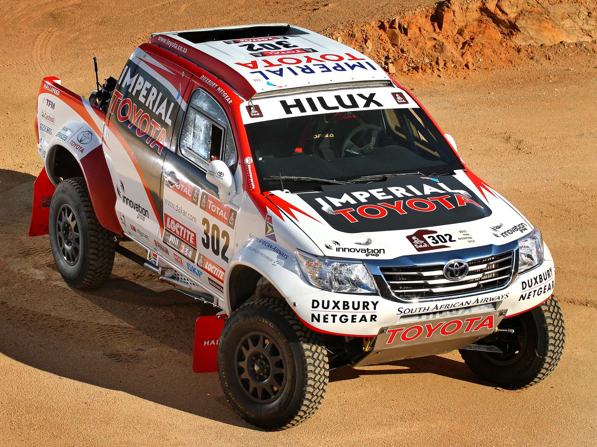2012, Toyota, Hilux, Rally, Offroad, Race, Racing Wallpaper
