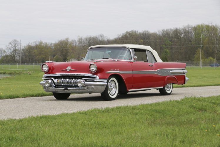 1957, Pontiac, Star, Chief, Convertible, Cars, Classic HD Wallpaper Desktop Background