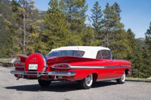 1959, Chevrolet, Impala, Convertible, Cars, Classic