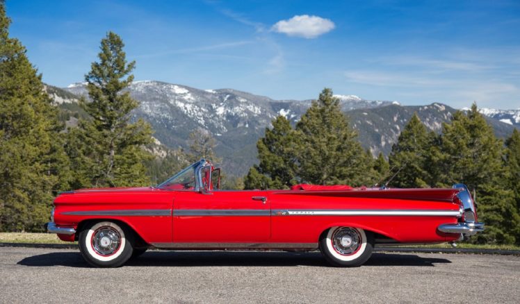 1959, Chevrolet, Impala, Convertible, Cars, Classic HD Wallpaper Desktop Background