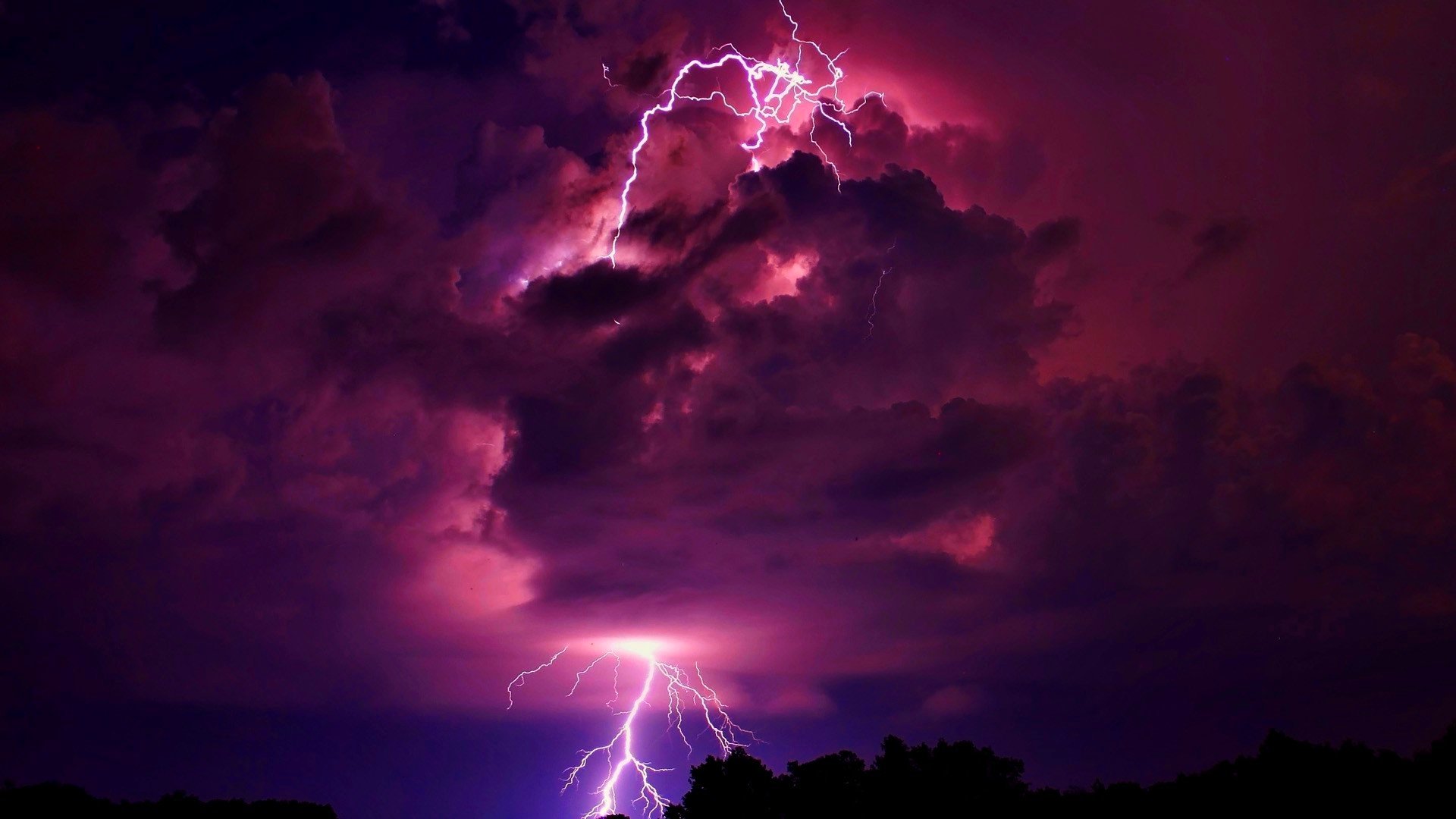 lightning, Storm, Rain, Clouds, Sky, Nature, Thunderstorm Wallpapers HD / D...