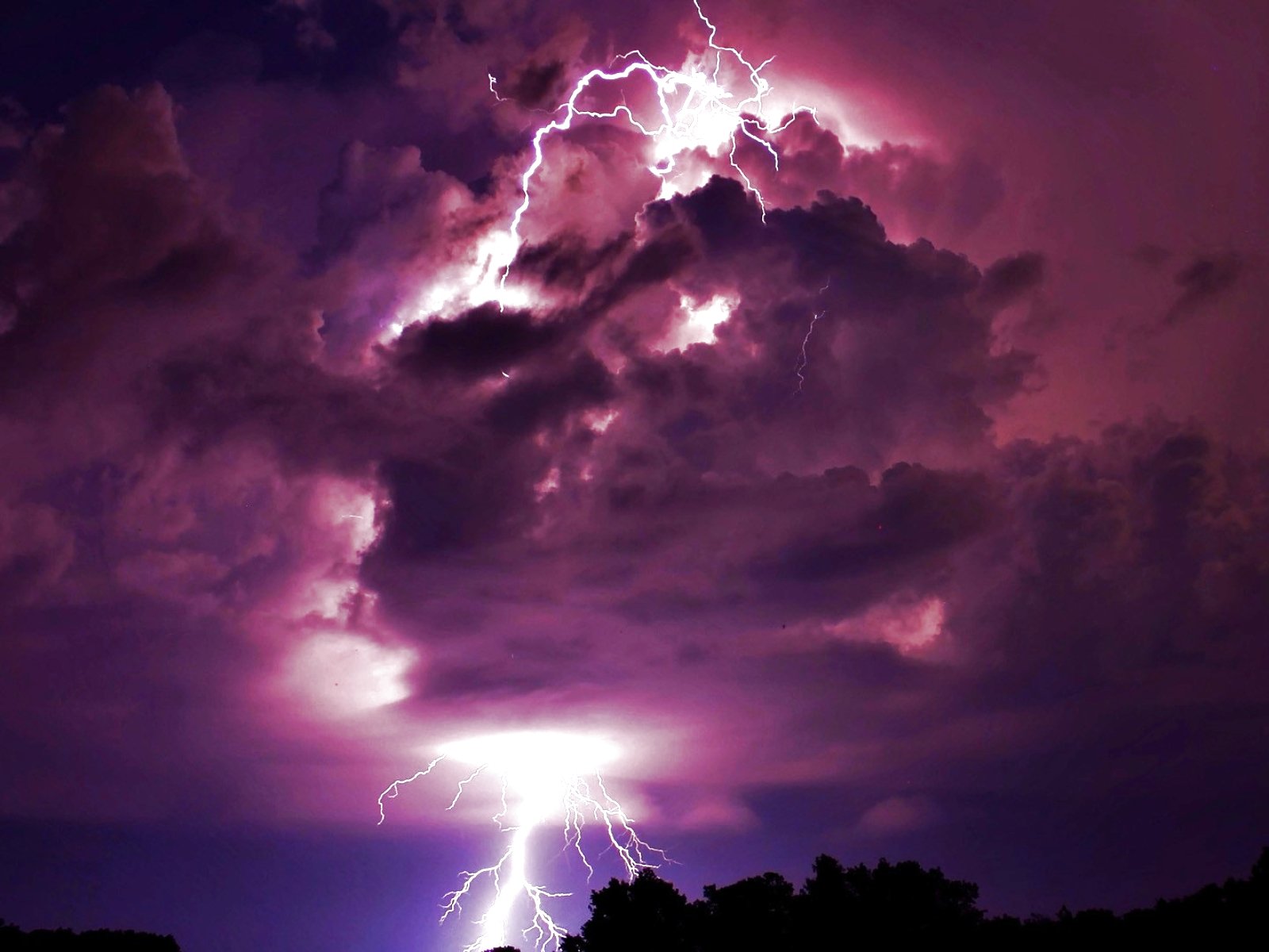 lightning, Storm, Rain, Clouds, Sky, Nature, Thunderstorm Wallpaper