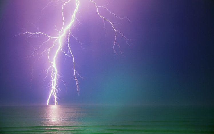 lightning, Storm, Rain, Clouds, Sky, Nature, Thunderstorm HD Wallpaper Desktop Background