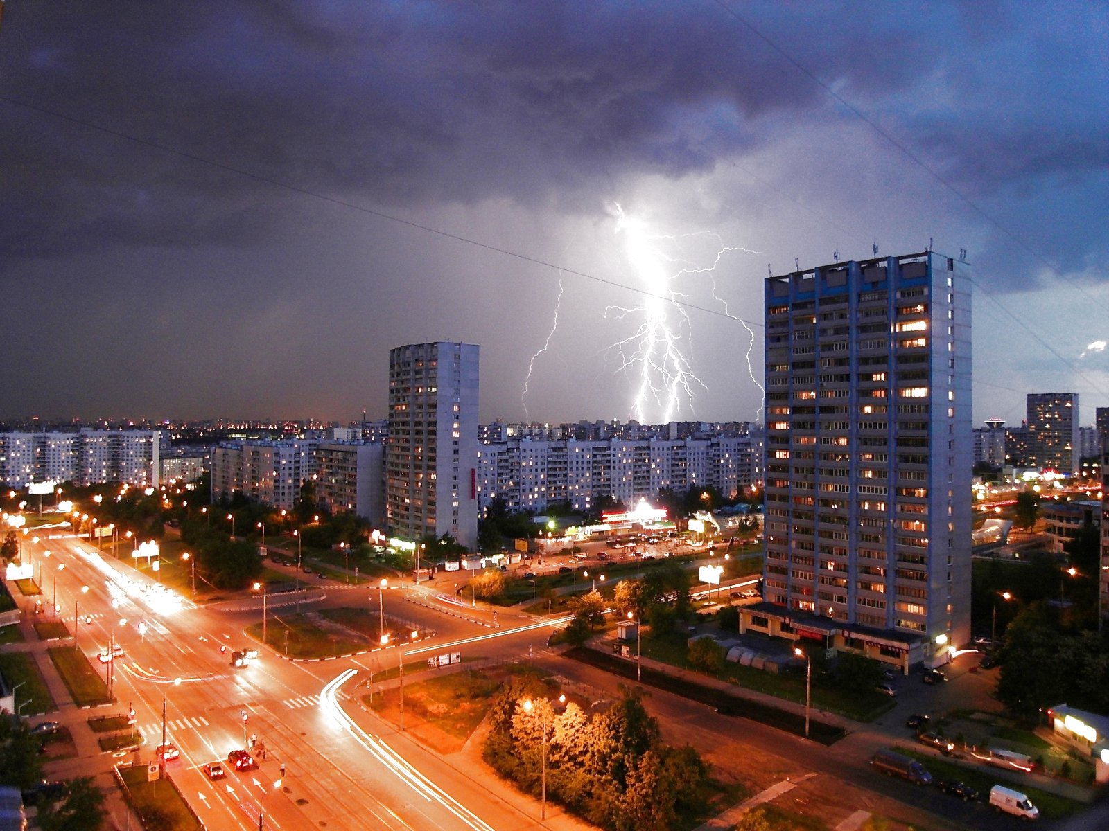 lightning, Storm, Rain, Clouds, Sky, Nature, Thunderstorm Wallpaper