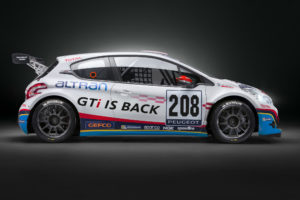 2013, Peugeot, 208, Gti, Race, Racing