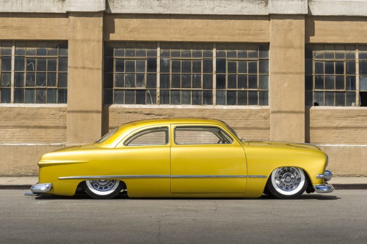 1951, Ford, Coupe, Custom, Kustom, Low, Old, School, Usa,  06 HD Wallpaper Desktop Background