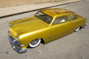 1951, Ford, Coupe, Custom, Kustom, Low, Old, School, Usa,  09