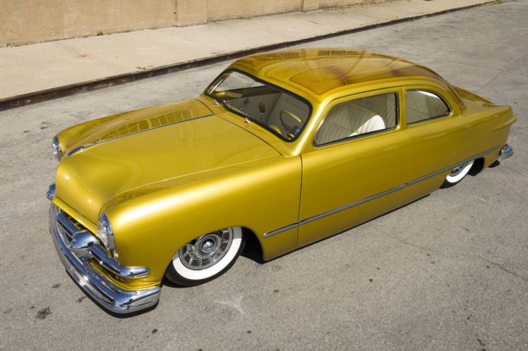 1951, Ford, Coupe, Custom, Kustom, Low, Old, School, Usa,  09 HD Wallpaper Desktop Background