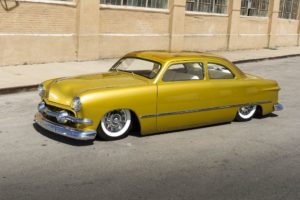 1951, Ford, Coupe, Custom, Kustom, Low, Old, School, Usa,  08