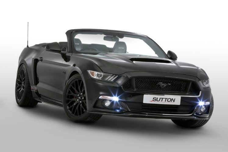 ford, Mustang, Cs500, Convertible, Cars, Modified, Black, 2016 HD Wallpaper Desktop Background