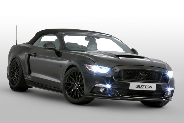 ford, Mustang, Cs500, Convertible, Cars, Modified, Black, 2016 HD Wallpaper Desktop Background