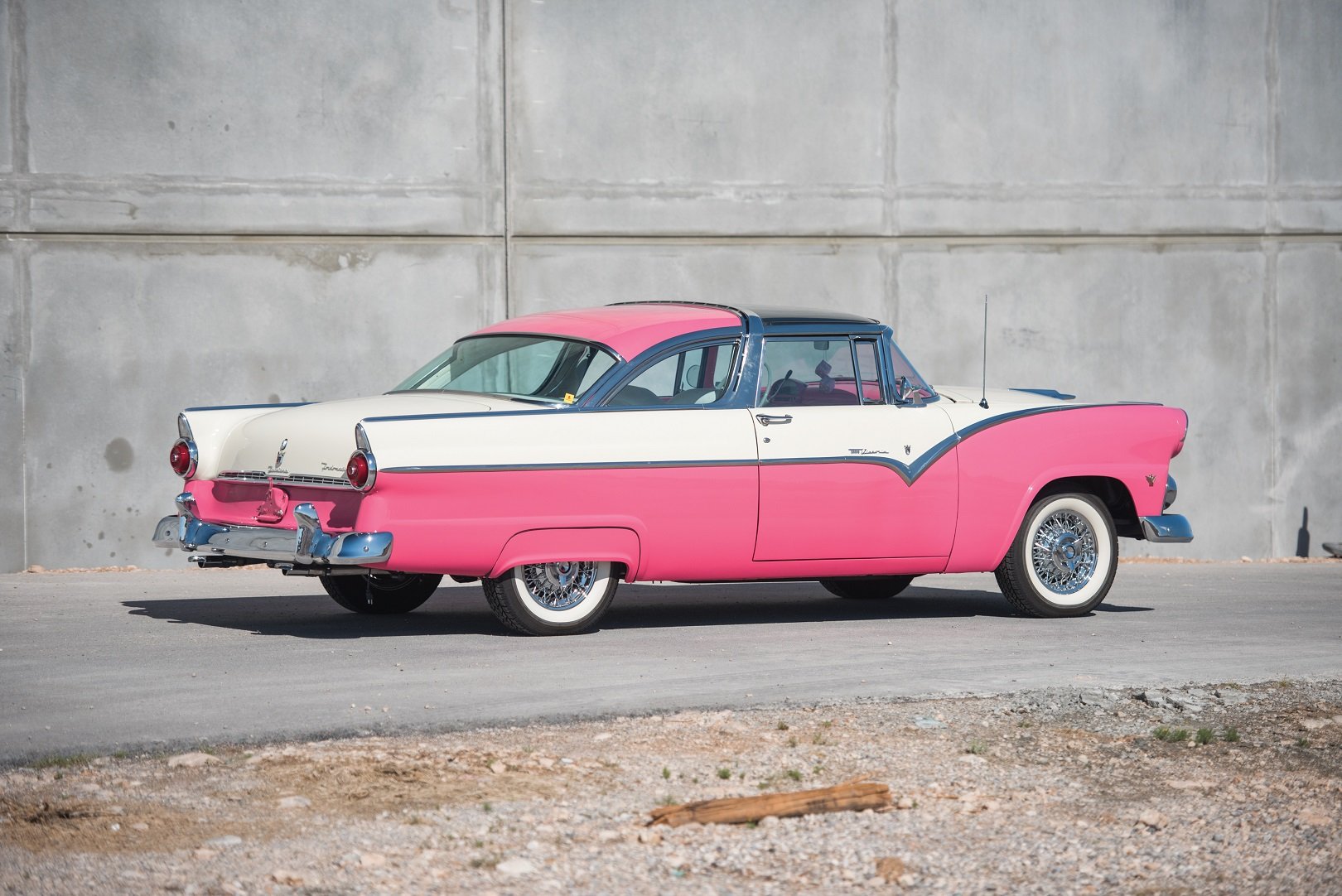 1955, Ford, Fairlane, Crown, Victoria, Skyliner, Cars, Classic Wallpaper