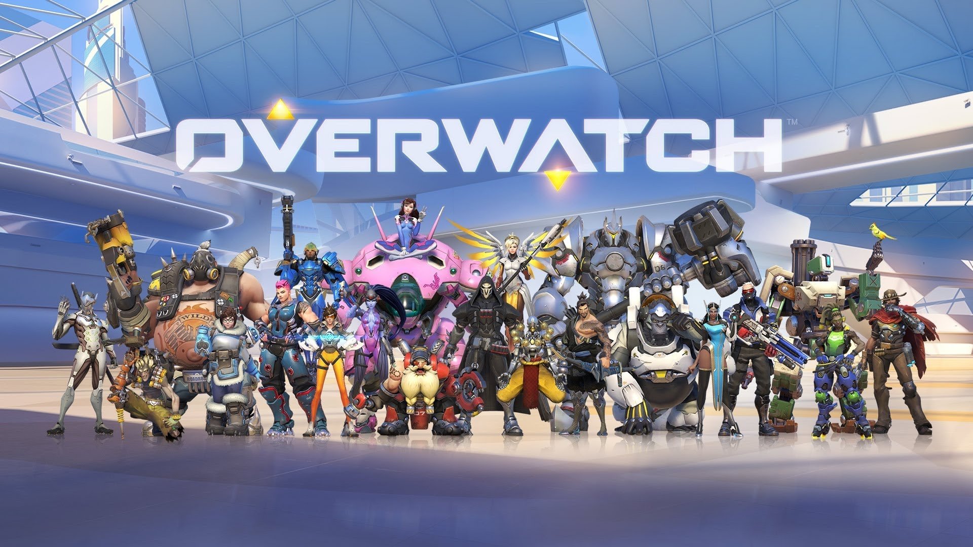 overwatch, Shooter, Action, Fighting, Mecha, Sci fi, Futuristic, Warrior, Poster Wallpaper