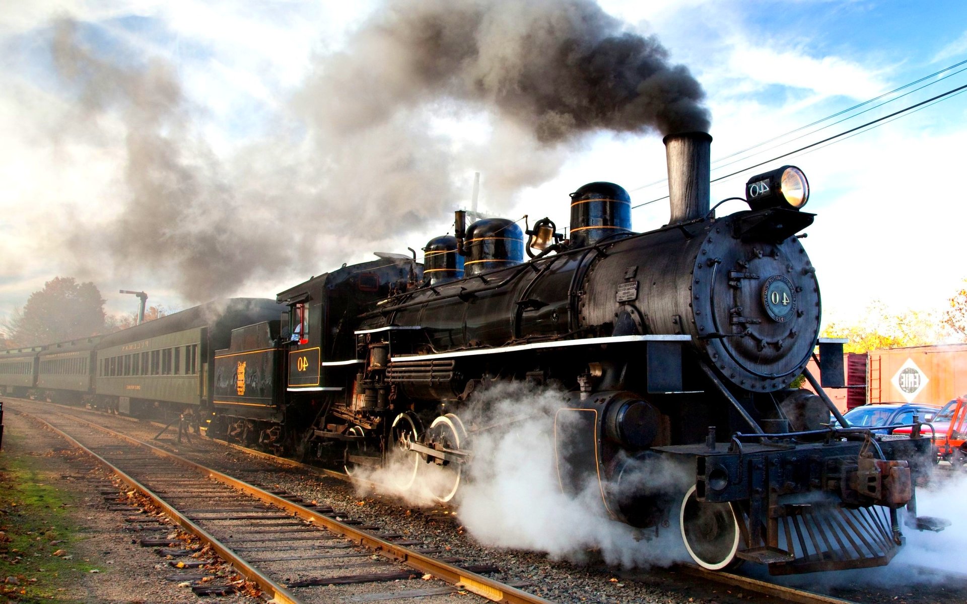 train, Locomotive, Railroad, Trains, Tractor, Tracks, Engine, Railway Wallpaper