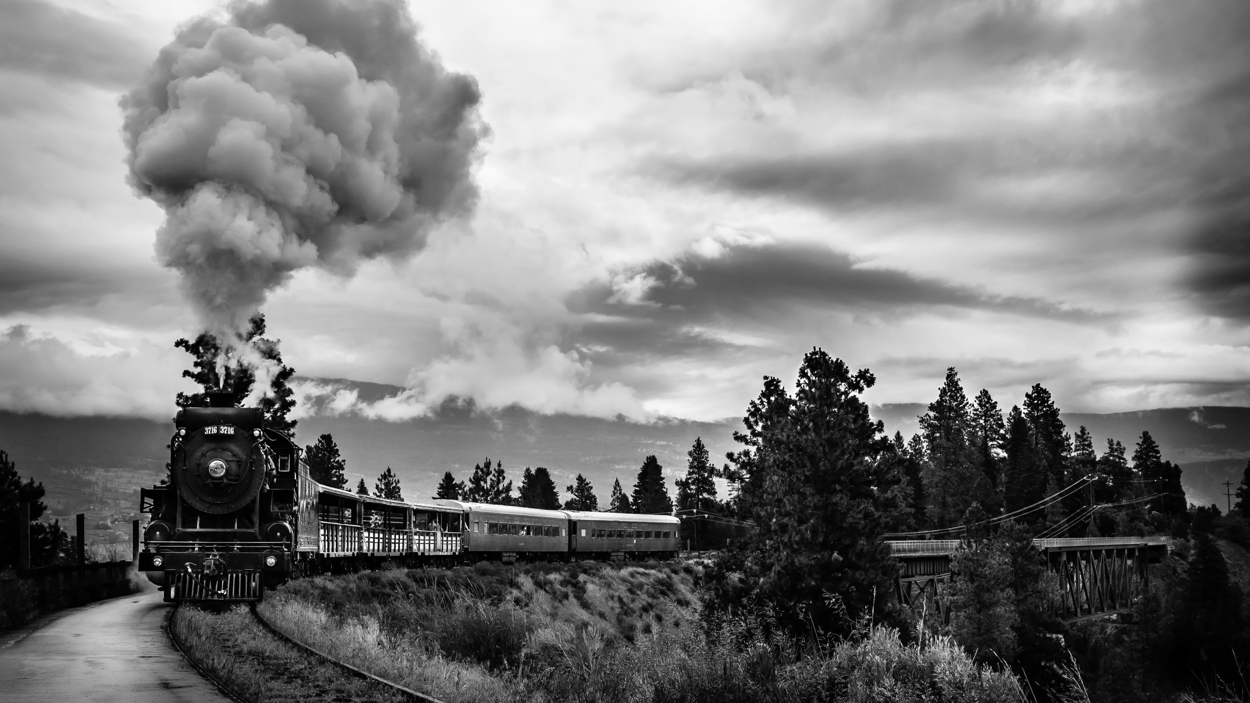 train, Locomotive, Railroad, Trains, Tractor, Tracks, Engine, Railway Wallpaper