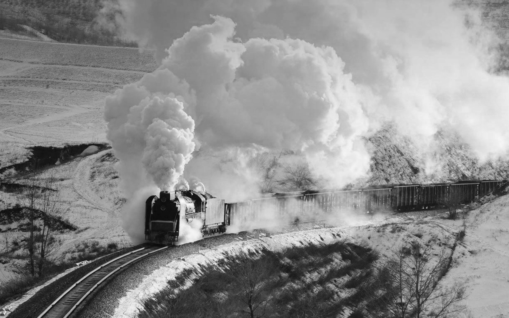 train, Locomotive, Railroad, Trains, Tractor, Tracks, Engine, Railway Wallpaper