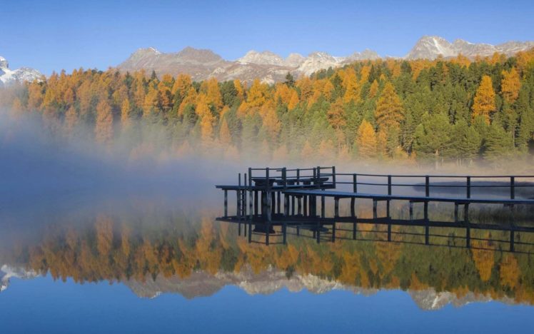 lake, Mountain, Beauty, Tree, Landscape, Sky, Cloud HD Wallpaper Desktop Background