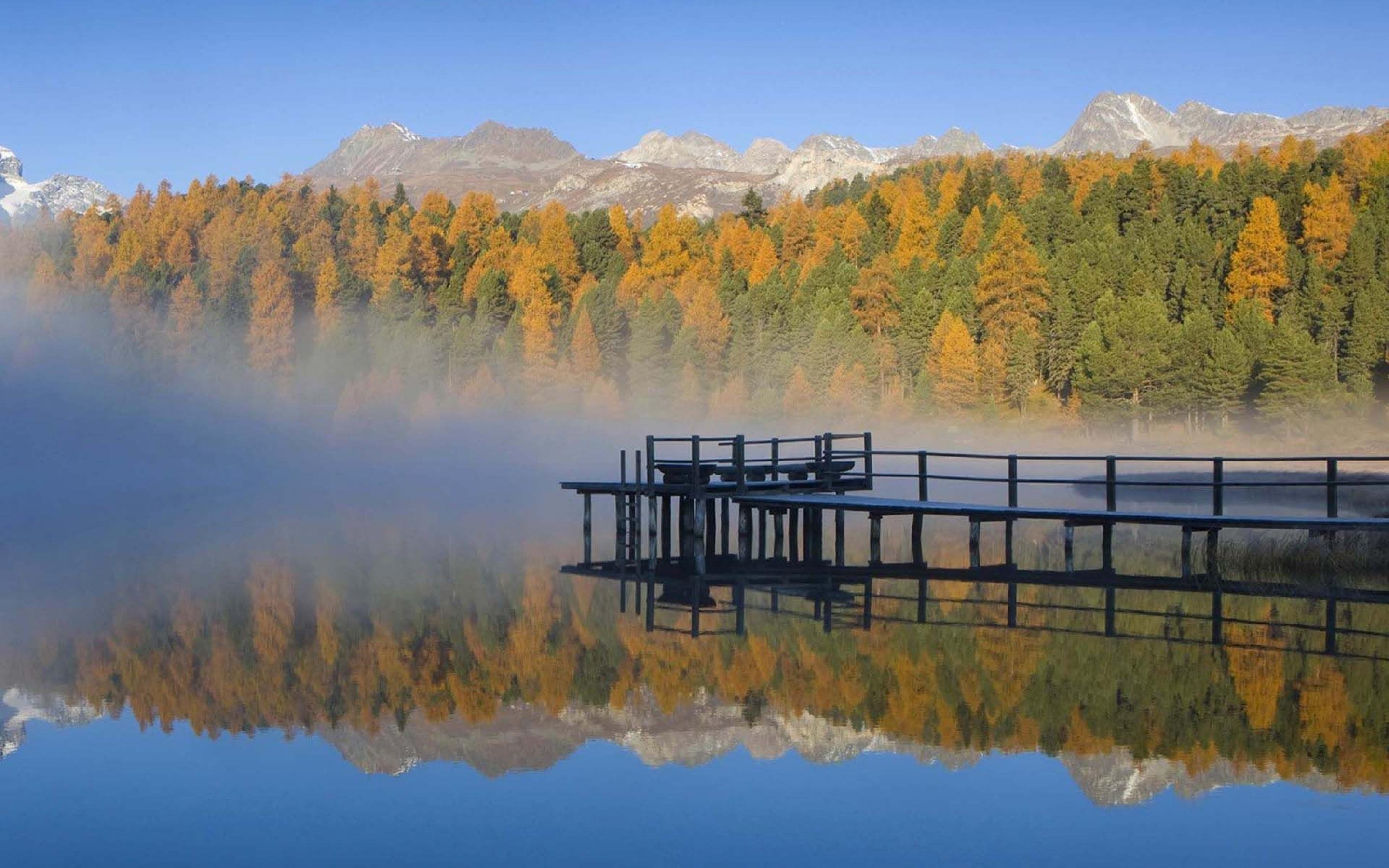 lake, Mountain, Beauty, Tree, Landscape, Sky, Cloud Wallpaper
