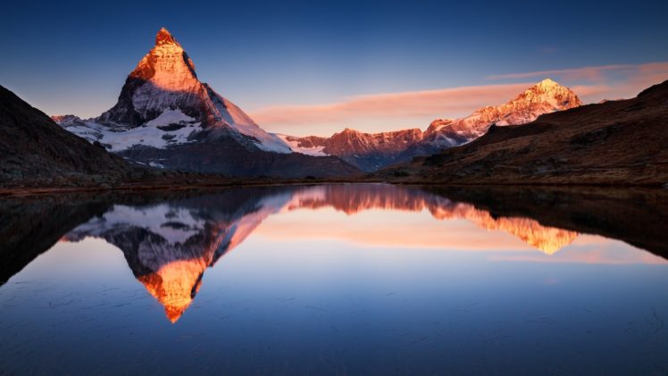 lake, Mountain, Beauty, Tree, Landscape, Sky, Cloud HD Wallpaper Desktop Background
