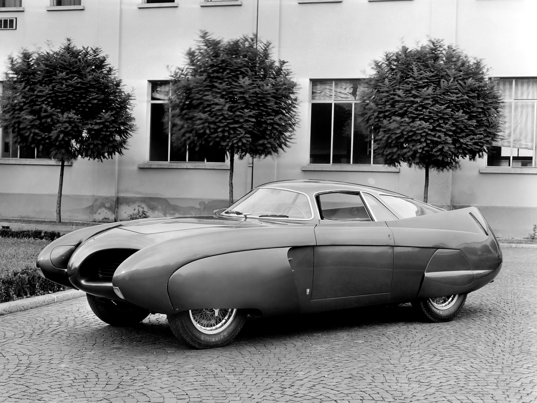 1953, Alfa, Romeo, Bat, 5, Retro Wallpaper
