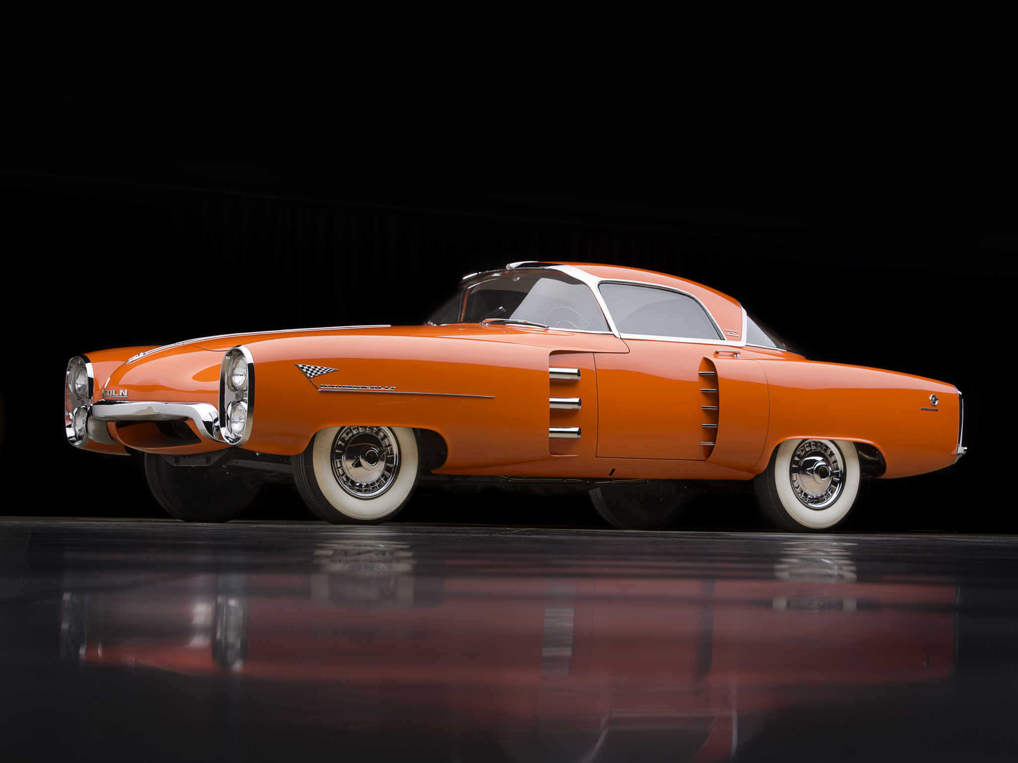 1955, Lincoln, Indianapolis, Concept, Retro Wallpaper