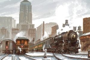 train, Locomotive, Railroad, Trains, Tractor, Tracks, Engine, Railway