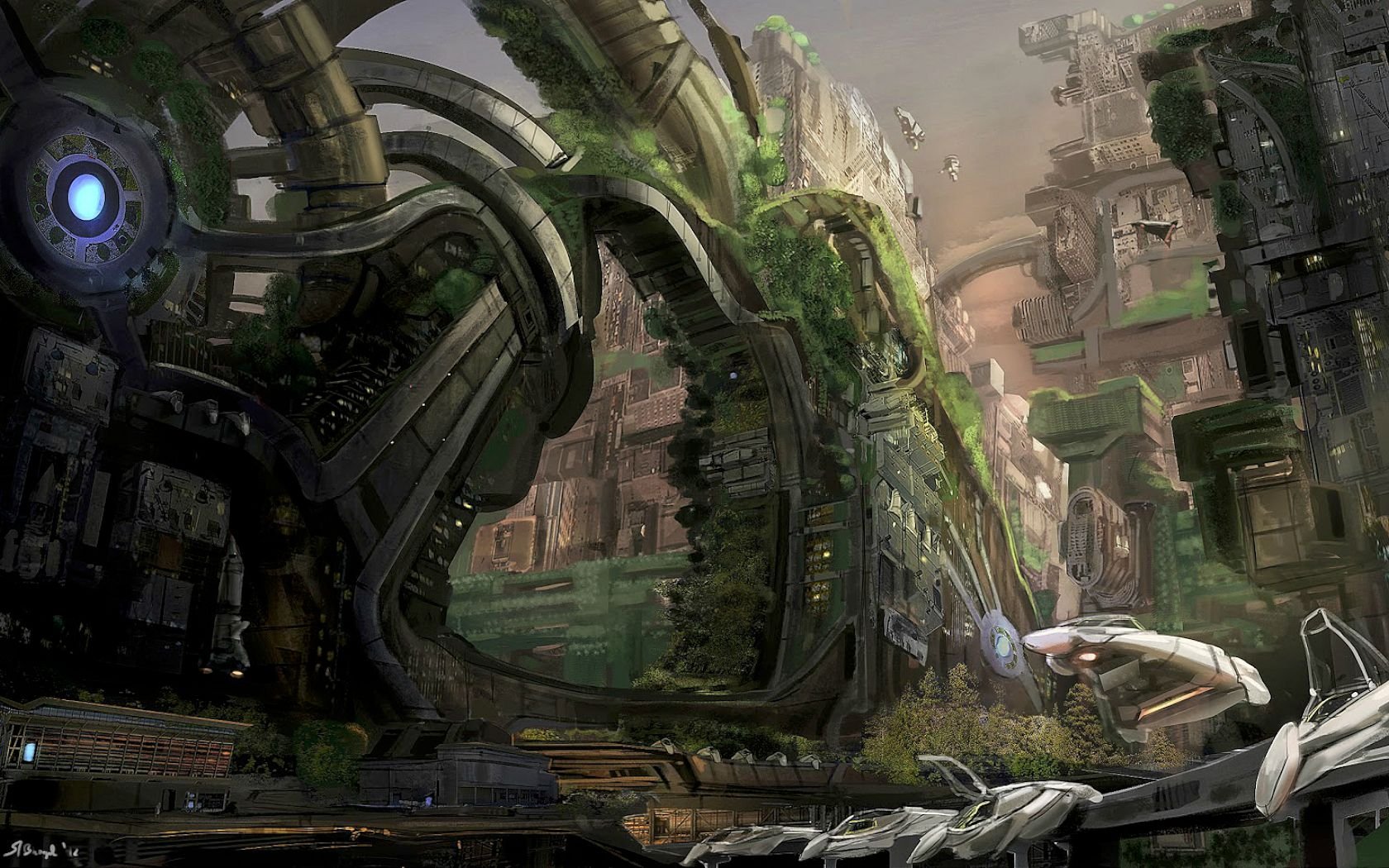 sci fi, Futuristic, Art, Artwork, Artistic, Original, Science, Fiction Wallpaper