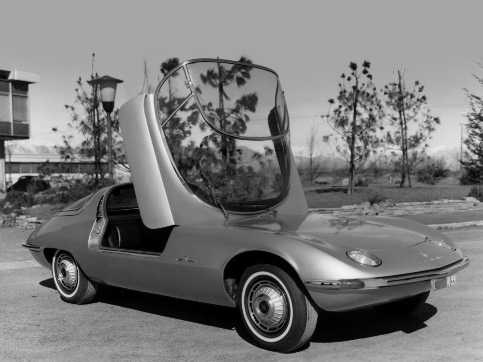 1963, Chevrolet, Corvair, Testudo, Concept, Supercar, Supercars, B w Wallpaper