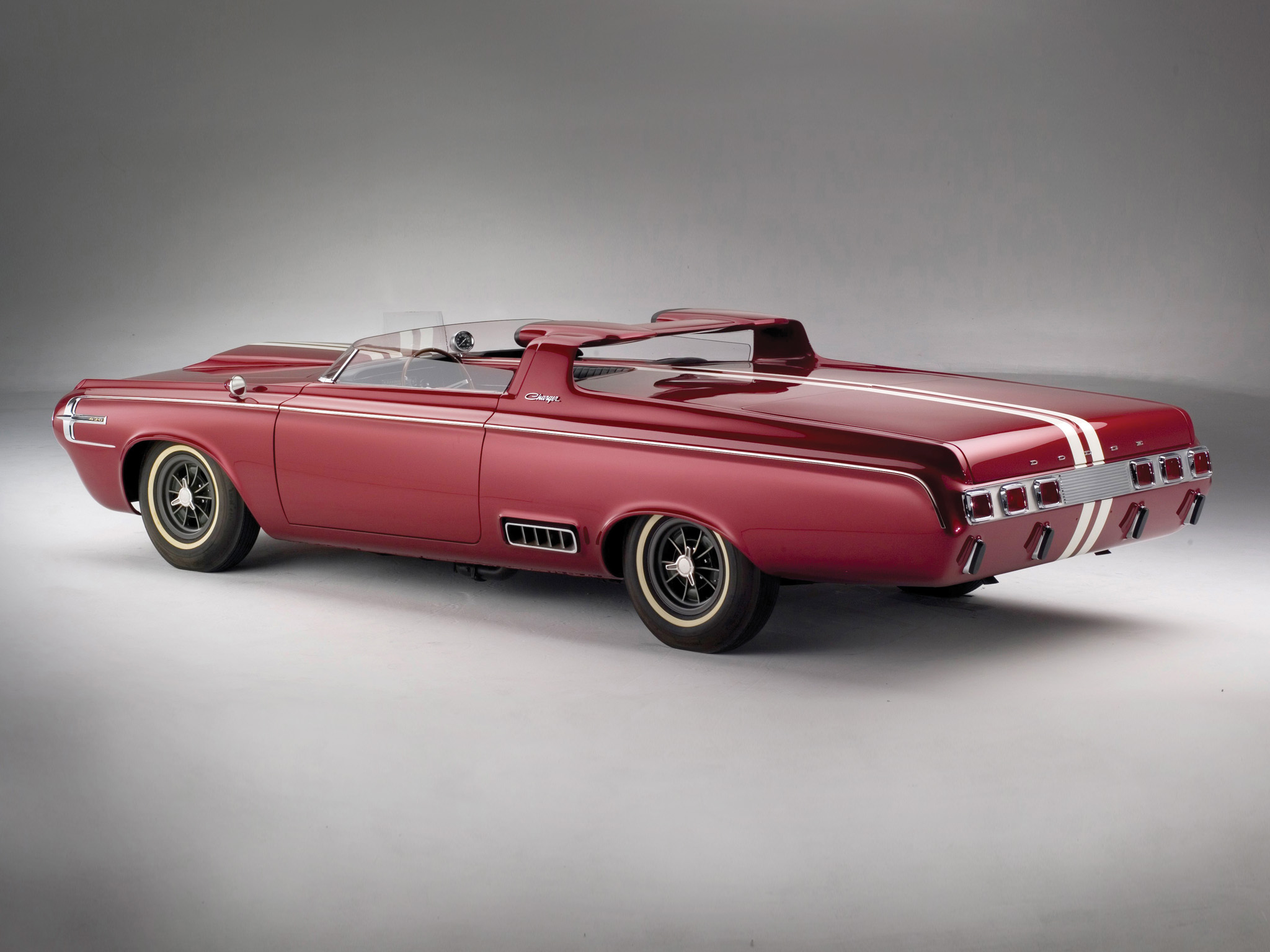 1964, Dodge, Charger, Roadster, Concept, Classic, Hot, Rod, Rods, Muscle Wallpaper