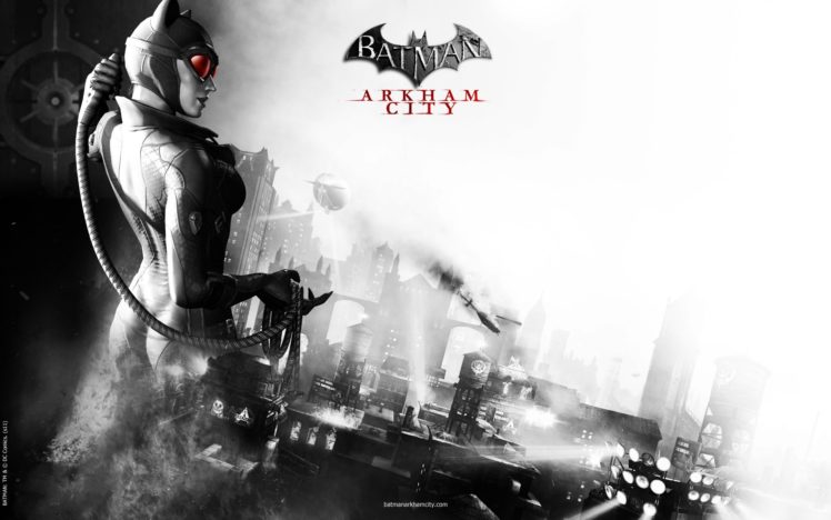 batman, Catwoman, Arkham, City, Batman, Arkham, City HD Wallpaper Desktop Background