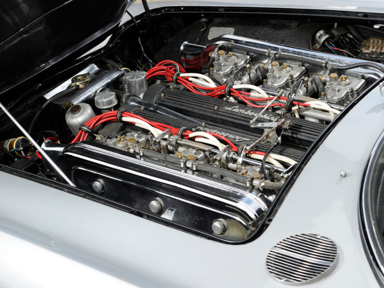 1964, Lamborghini, 350, G t, Classic, Supercar, Supercars, Engine, Engines HD Wallpaper Desktop Background