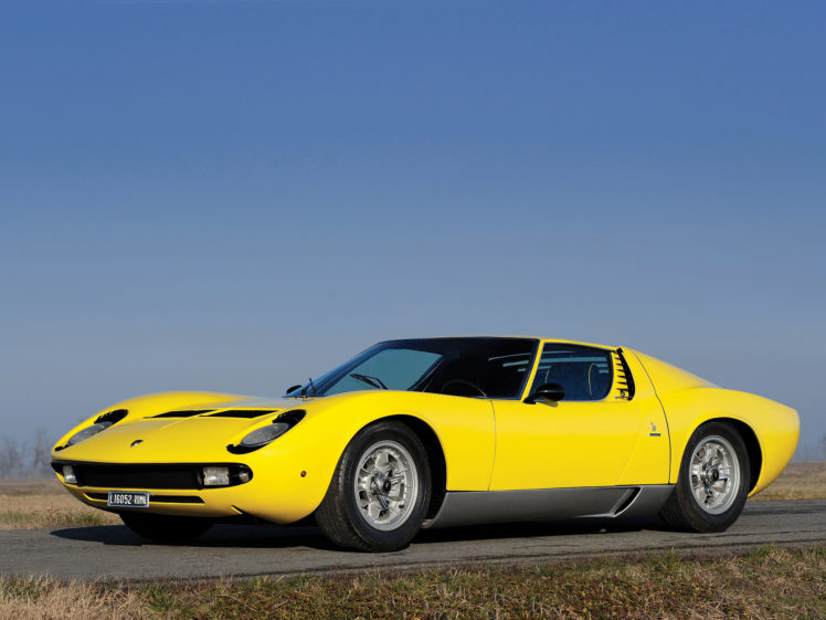 1966 Lamborghini Miura P400 Classic Supercar Supercars Wallpapers 