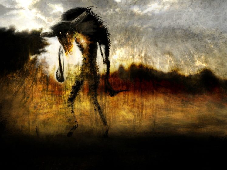 dark, Art, Artwork, Fantasy, Artistic, Original, Horror, Evil, Creepy, Scary, Spooky, Halloween HD Wallpaper Desktop Background