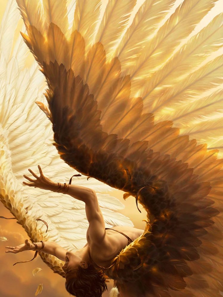 fantasy, Original, Male, Angel, Wings, Woman, Character HD Wallpaper Desktop Background