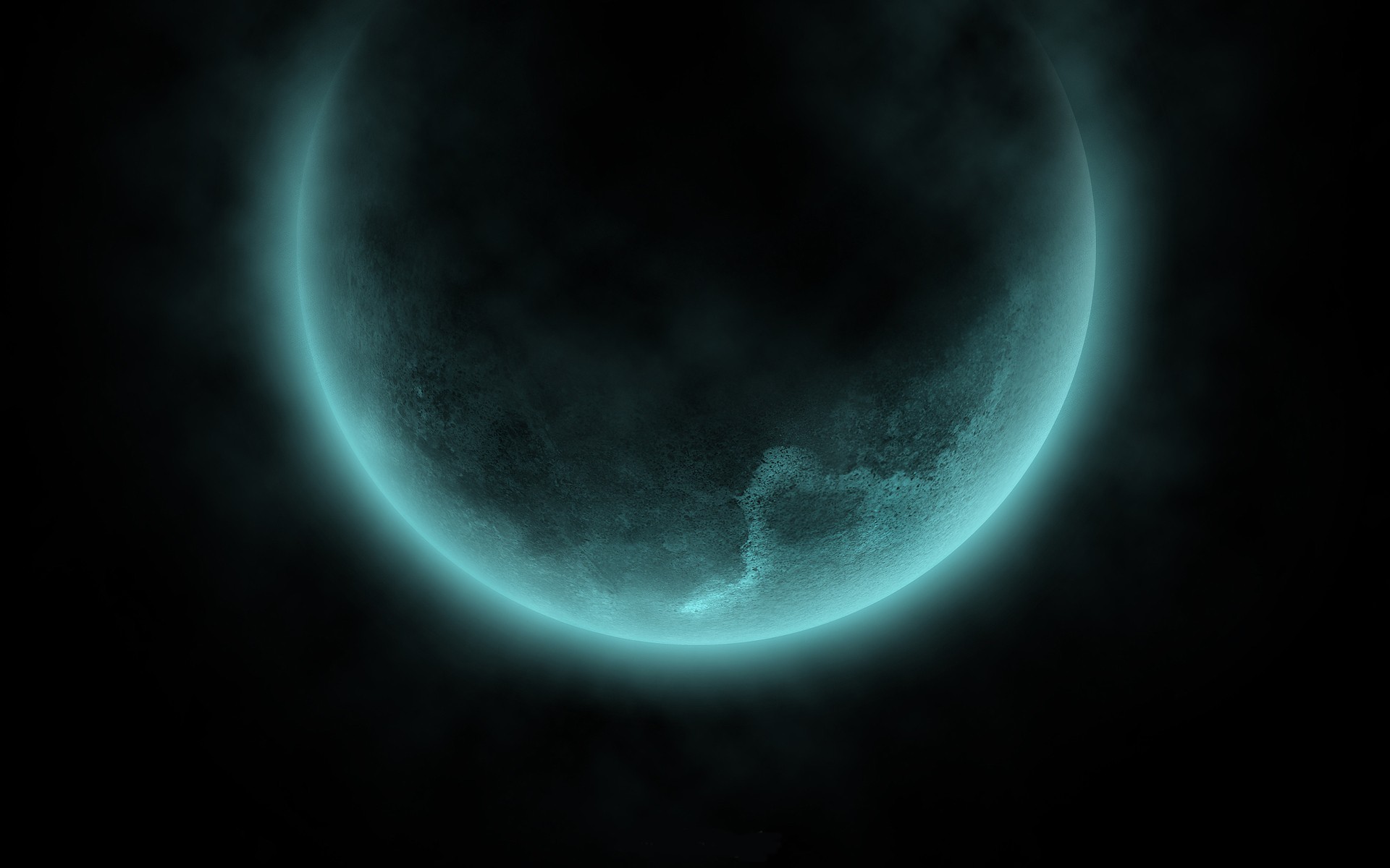 planets, Glow Wallpaper