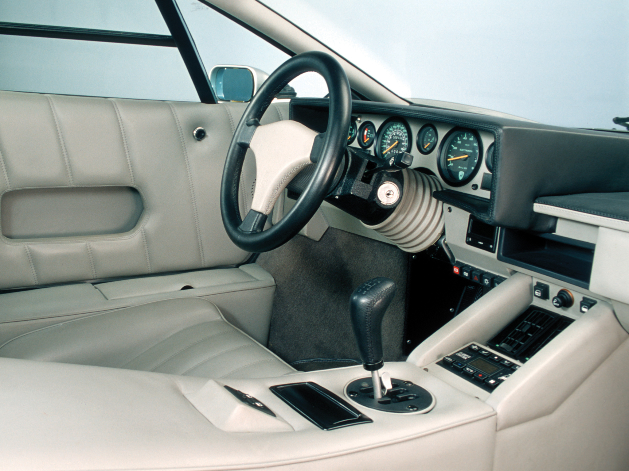 1988, Lamborghini, Countach, Classic, Supercar, Supercars, Interior Wallpaper