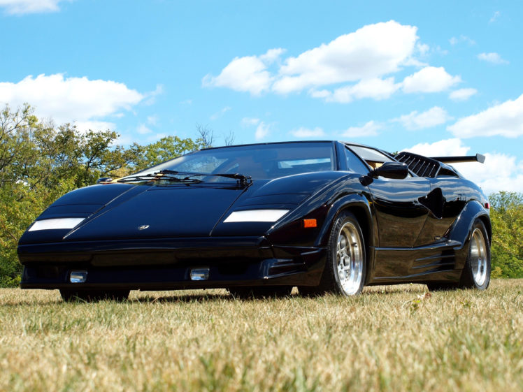1988, Lamborghini, Countach, Classic, Supercar, Supercars HD Wallpaper Desktop Background