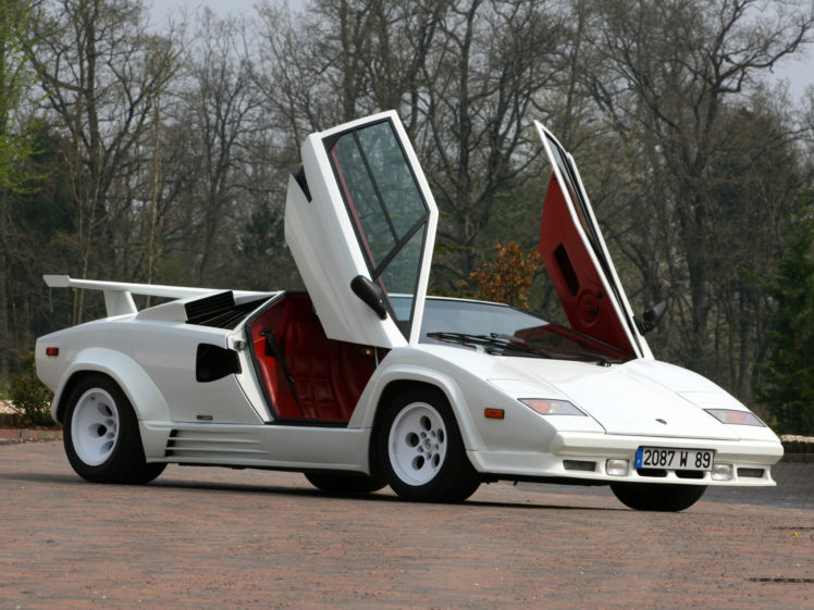 1988, Lamborghini, Countach, Lp5000, Quattrovalvole, Classic, Supercar, Supercars HD Wallpaper Desktop Background