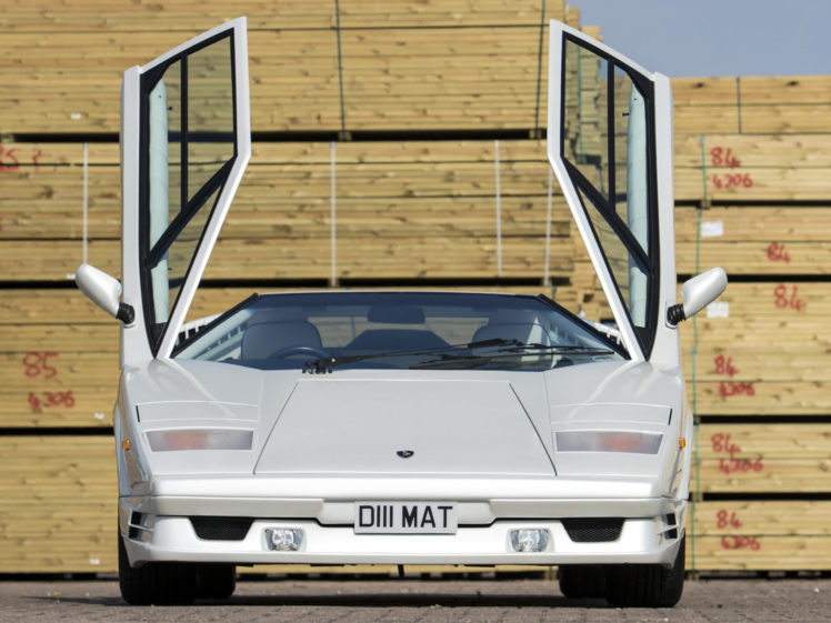 1988, Lamborghini, Countach, Uk spec, Classic, Supercar, Supercars HD Wallpaper Desktop Background