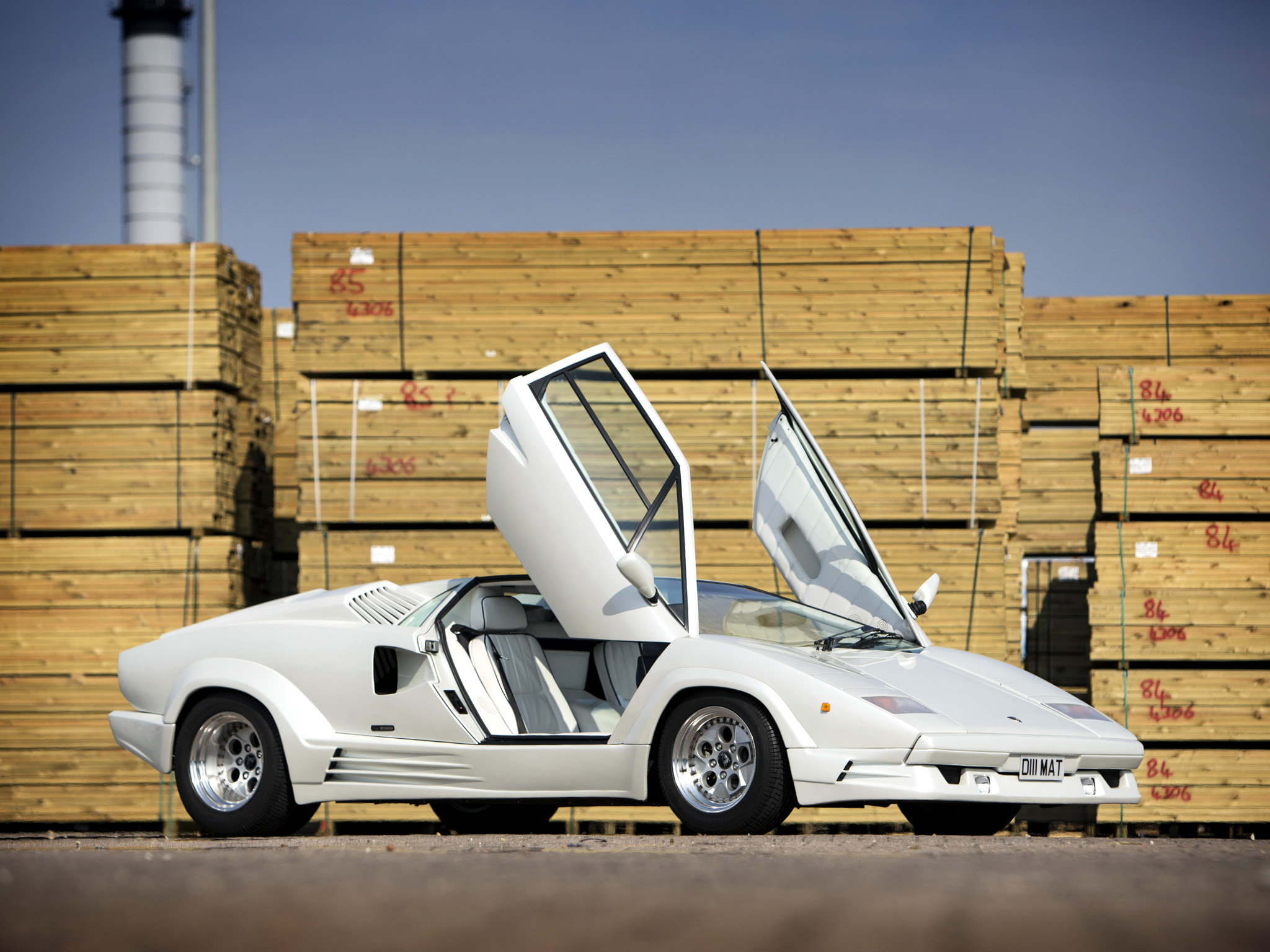 1988, Lamborghini, Countach, Uk spec, Classic, Supercar, Supercars, Interior Wallpaper