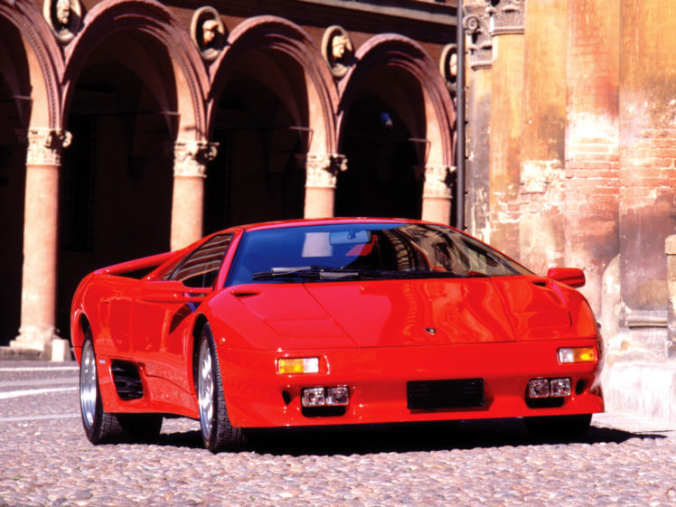 1993, Lamborghini, Diablo vt, Diablo, Supercar, Supercars HD Wallpaper Desktop Background