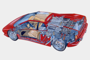 1993, Lamborghini, Diablo vt, Diablo, Supercar, Supercars, Interior, Engine, Engines