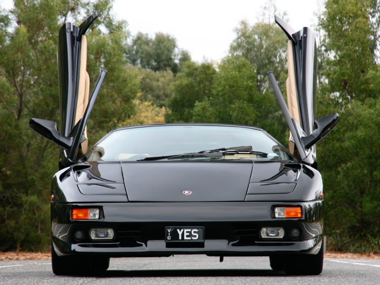 1995, Lamborghini, Diablo vt, Roadster, Au spec, Diablo, Supercar, Supercars HD Wallpaper Desktop Background