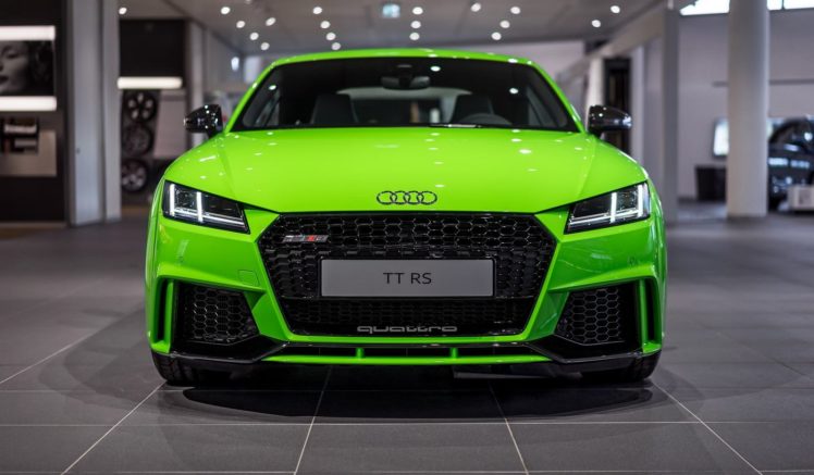 green, Audi, Tt rs, Cars, 2016 HD Wallpaper Desktop Background